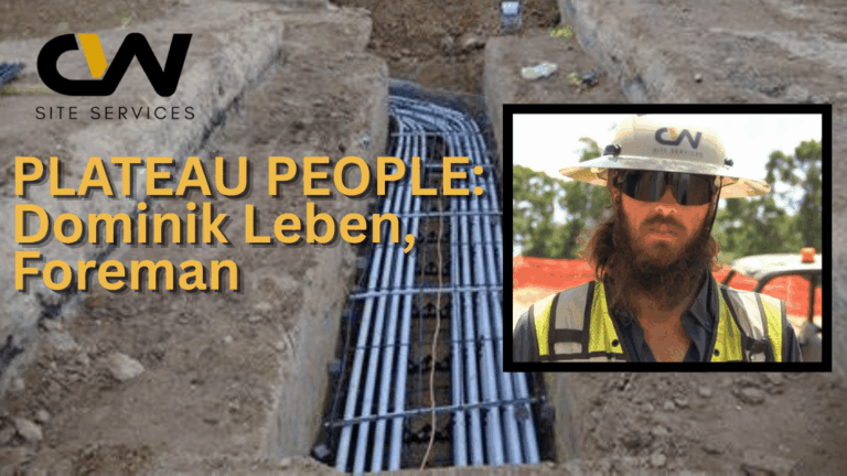 Plateau People: Dominik Leben, CW Site Services